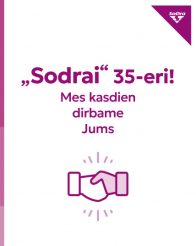 „Sodrai“ 35-eri: milijardai išmokų, milijonai klientų, kiekvieno žmogaus socialinis saugumas